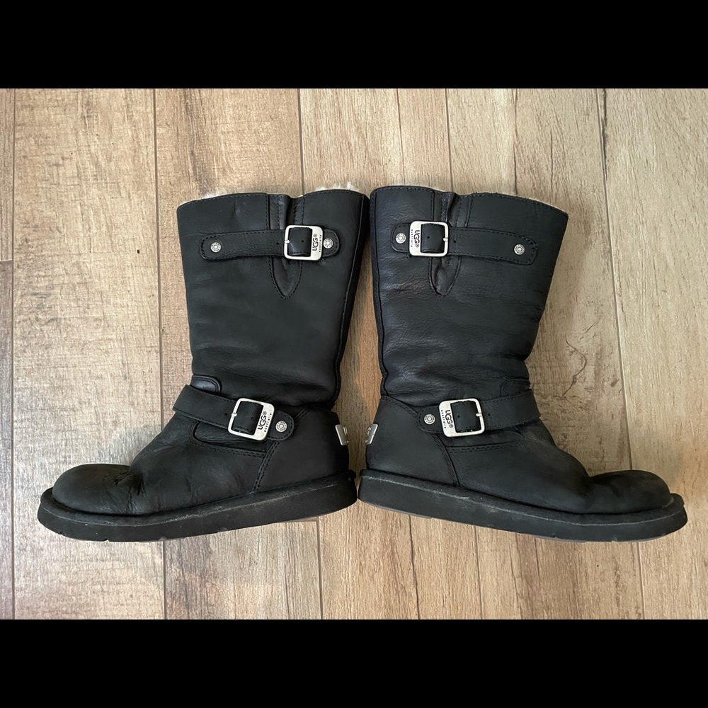 ugg kensington biker boots